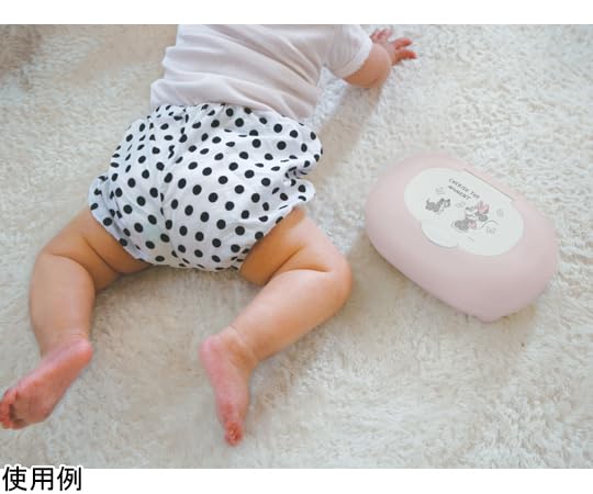 Nishiki Kasei Minnie Mouse Baby Wipe Case, PBE, 1 piece, 69-5713-25