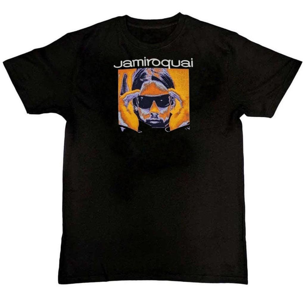 Jamiroquai Orange Glow Graphic Print Mens T-Shirt