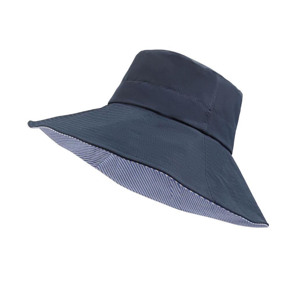 Customizable logo Summer Outdoor Waterproof Sun Protection Foldable Reversible Cotton Wide Brim Travel Bucket Hat for Daily Use