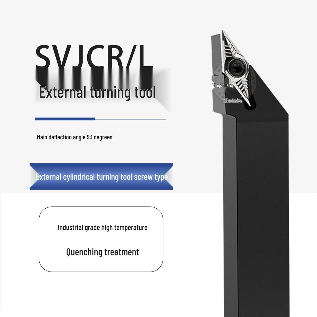 93° CNC External Turning Tool Holder SVJCR/L1212H11/1616H16