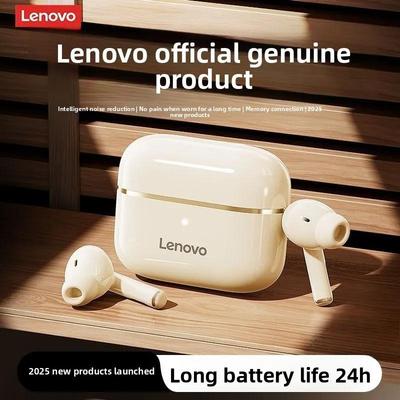 Lenovo Écouteurs sans fil EA230 Conception ergonomique avec Bluetooth 5.4 Écouteurs TWS Grande capacité et longue autonomie Casque de sport et de jeu
