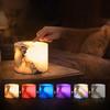 Yousheng Marble Night Light Portable Touch Bedside Table Lamp Adjustable Lighting Modes Rechargeable Cordless LED Light Ambient Lighting for Bedroom