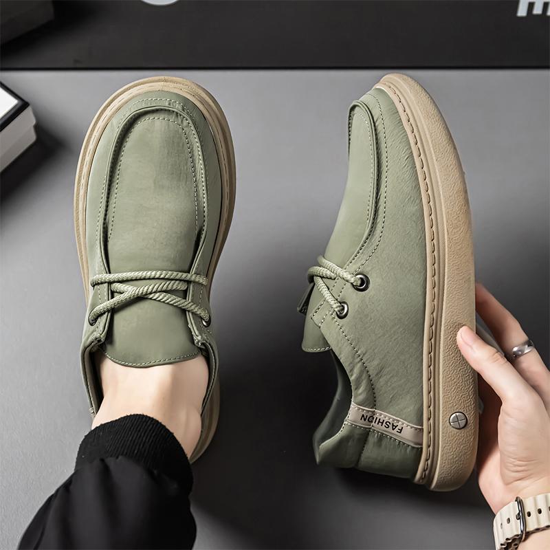 Mode 2025 Leichter und atmungsaktiver Schnür-Herren-Freizeitschuh  Klassische einfarbige bequeme Sportschuhe  Rutschfeste Wanderschuhe
