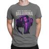 Aus der Welt von John Wick Ballerina 2025 Film T-Shirt Sommer Harajuku T-Shirts Herren 100% Baumwolle Rundhals Große Größen Oberteil T-Shirts Top