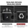 Car Clamshell Trash Bin Hanging Vehicle Garbage Dust Case Storage Box For Kia Sportage Cerato Soul Sorento K2 K5 Rio Ceed ulsap11