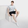 FILA Logo Fashion Casual Simple Knitted Round Neck Short Sleeve T-Shirt Men T-Shirt Light-Sky-Blue F11M327103FLB