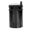 Universal Oil Catch Can Kit 300ML Reservoir Tank Engine Black Polish Baffled Aluminum Alloy