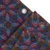 Blue-red kaleidoscope shower curtain waterproof fabric pattern bathroom decoration polyester print privacy 280x180cm