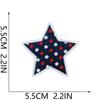 Independence Day Theme Embroidery Cloth Sticker Cartoon Fireworks Clothes Holiday Decoration National Day Patch Sticker Ironing