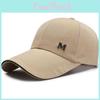 Standard M Iron Baseball Cap With Duckbill Brim  Sunshade Sunscreen Casual Hat