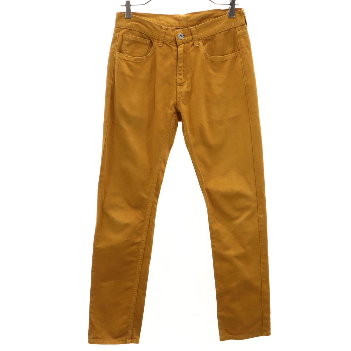 

BEAMS сделано в Японии Эластичные брюки с 5 карманами, окрашенные в готовом виде S Коричневые Мужские Б/У