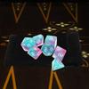 Acrylic Polyhedral Dices Set Toys D8 D10 D12 D20 with Pouch for DND RPG Role Playing Board Game