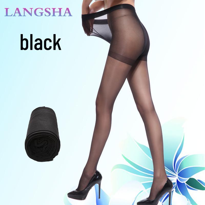

Langsha Базовые тонкие летние колготки для женщин большого размера до 200 фунтов - Устойчивые к зацепкам, телесного цвета, с двойной ластовицей Plus Size чёрный