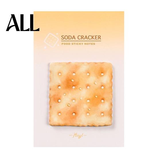 Cute Stick Notes Note Pads, Funny Toast Bread Cookie Cheese Design Notepad, 30 Adhesive Memo Pad Sheets/Pad Self for Home Office Notebook Bookmarks