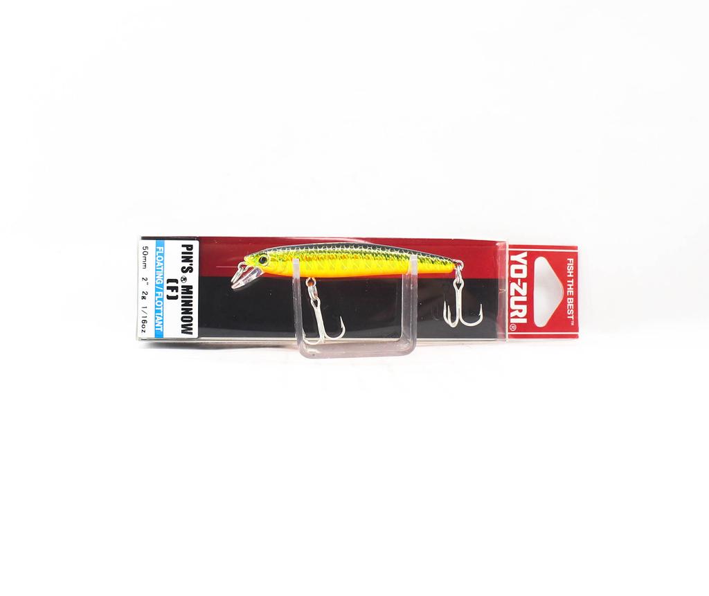 Yo Zuri Pin'S Minnow 50 mm Schwimmender Köder F1161-GBL (2936)