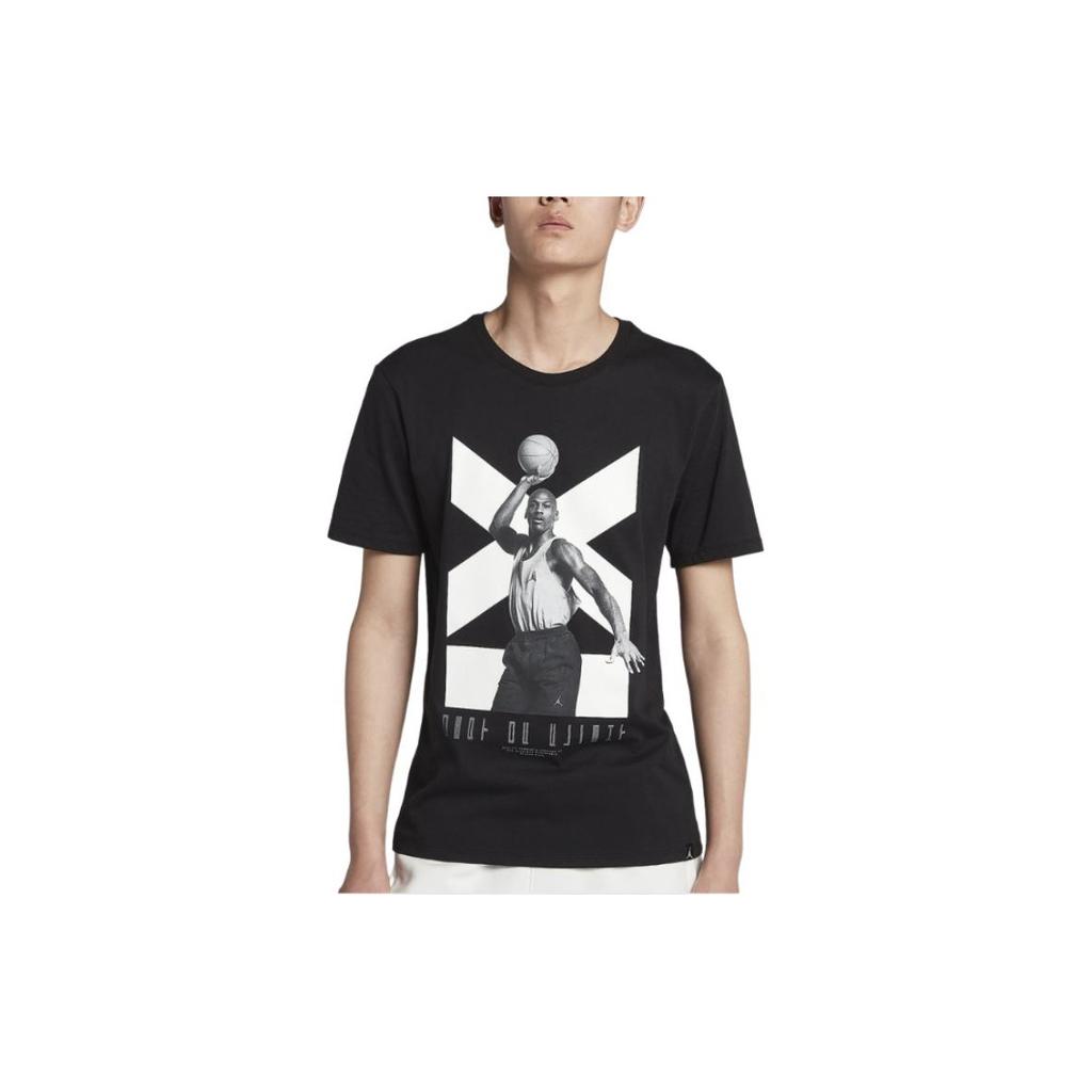 Air Jordan 11 Print Sports Short Sleeve T-Shirt Men Tops Black 916047-010