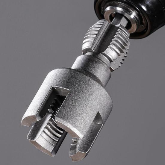 Utensile per Taglio Filettatura Tubi Metallici per Tubi in PVC con Design a Doppia Funzione e Testine Filettatrici