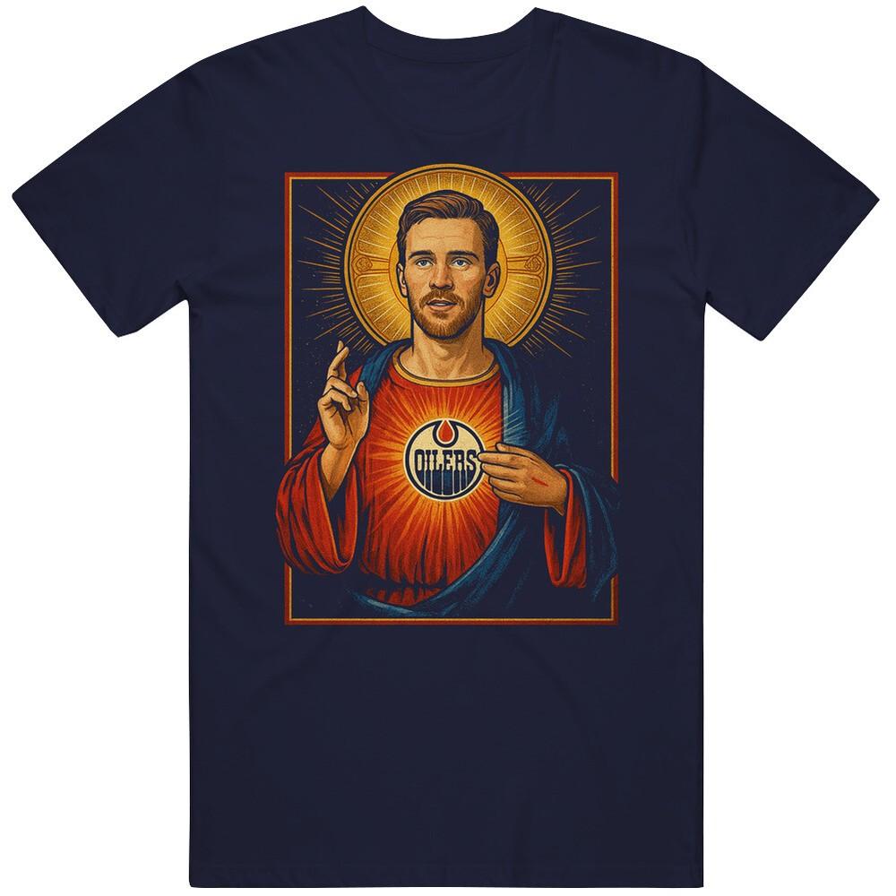 McJesus Connor McDavid Cool Gift Idea v2 T Shirt Unisex T-Shirt XXL