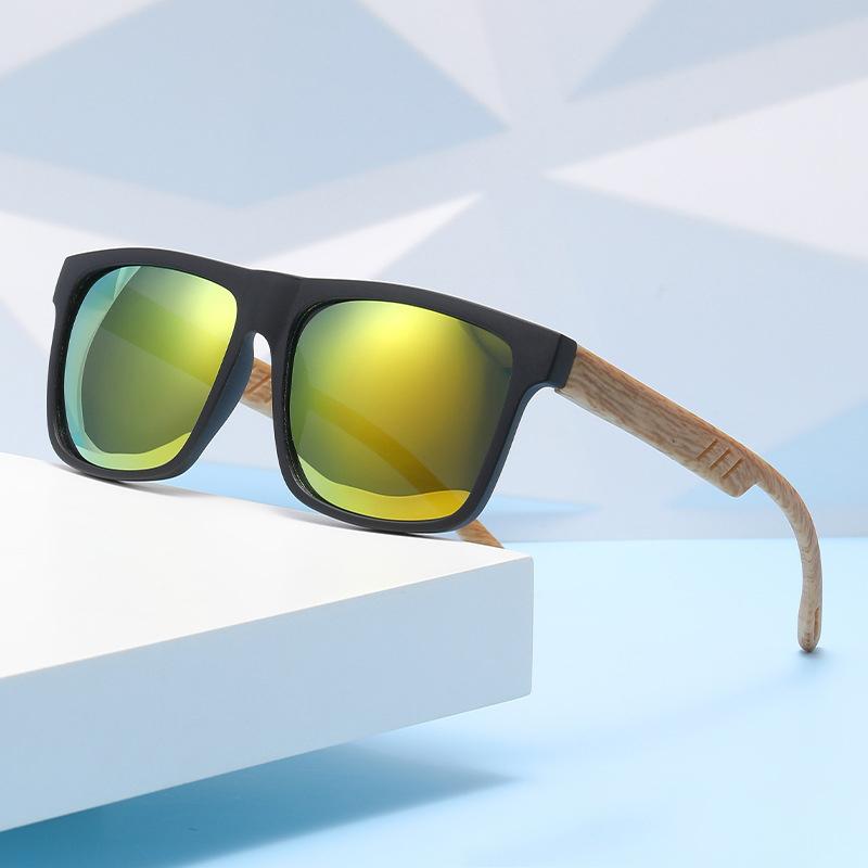 New Retro Anti-Uv Bamboo Sunglasses Men'S Trend Sunglasses Fashion Sunshade Sunglasses For Women 3052