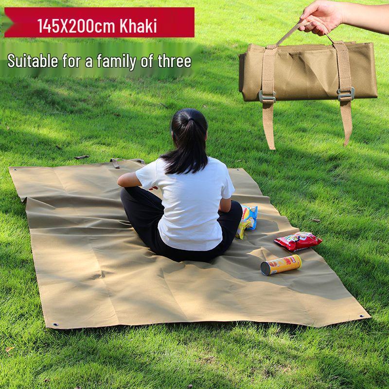 A1R Waterproof Outdoor Camping Mat: Thickened, Moisture-Proof, Wear-Resistant Oxford Cloth Picnic & Tent Ground Sheet.