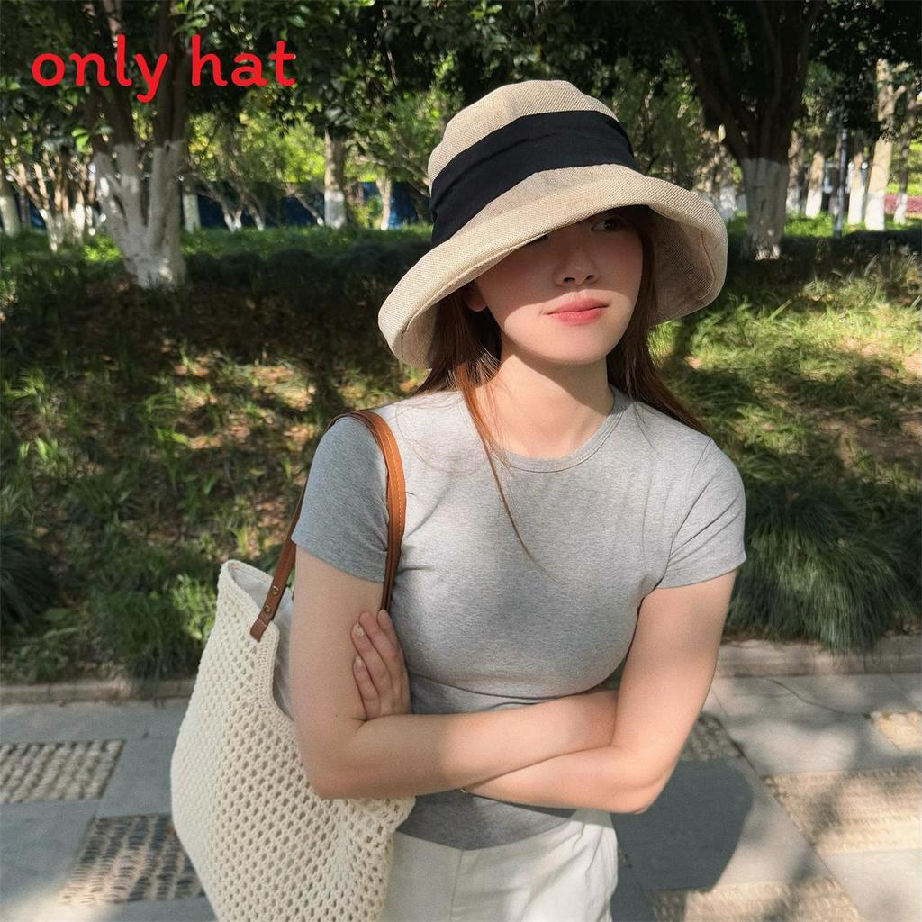 Traditional Wide Brim Sun Hat For Women With Breathable Linen Fabric And Adjustable Fit For Outdoor Sun Protection