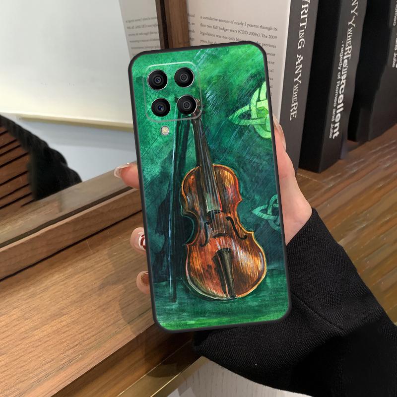 Music Violin Case For Samsung Galaxy M13 M53 M51 M31 M11 M14 M34 M54 M12 M32 M52 M16 M36 M56 M15 M35 M55