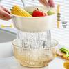 Jiabangshou Simple Stainless Steel Fruit and Vegetable Drain Basket