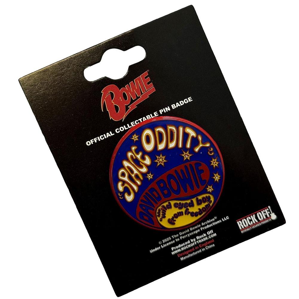David Bowie Space Oddity Pin Badge