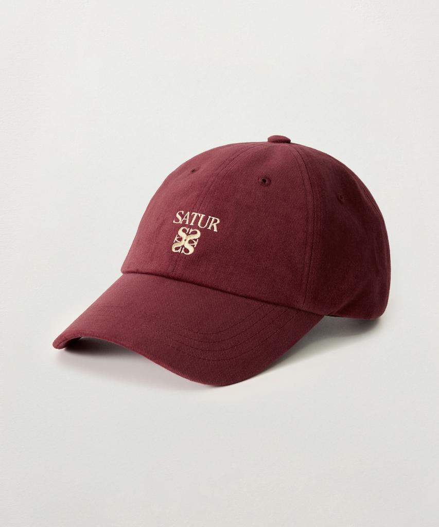 Seteo Lauren Apero Small Logo Ball Cap Burgundy