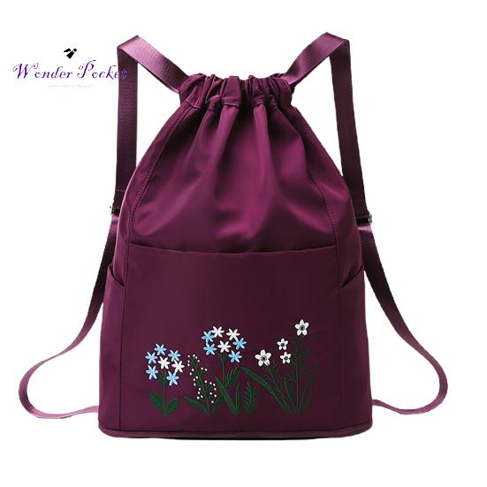 

Отличный дизайн вышивки рюкзака на шнуровке, несущий нагрузку, простой