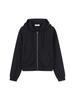 Polham Women'S) Crinkle Crop Zip-Up Hoodie_Phf2Tc2410