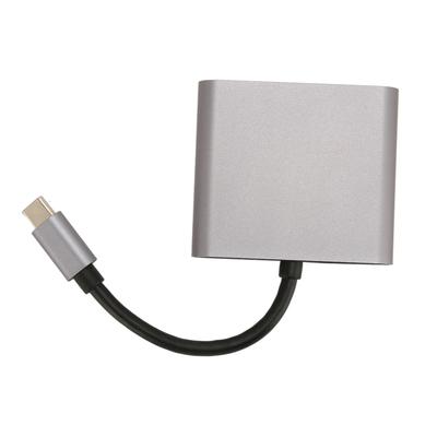 Type C To Dual HD Adapter USB C To Dual HD Docking Station MST Multi Screen Display HD 4K Adapter