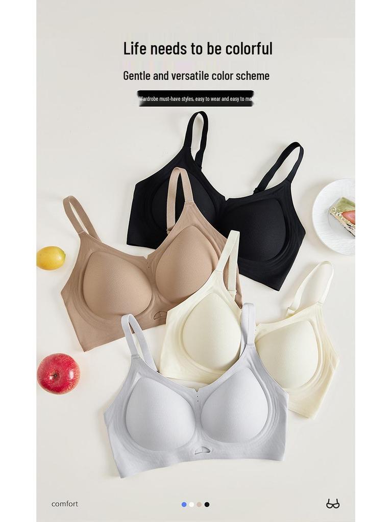 Nahtloser Herbst/Winter Damen Bügelloser Lift-BH – Weich, stützend, hochelastischer Komfort mit schönem Rückendesign