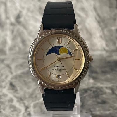 Used Citizen Junction Moon Phase Watch Quartz Date
