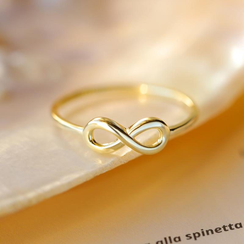 NEW Originality 18K Gold Cross Alphanumeric 8 Couple Rings For Women Original Sterling S925 Silver Anniversary Gift Jewelry