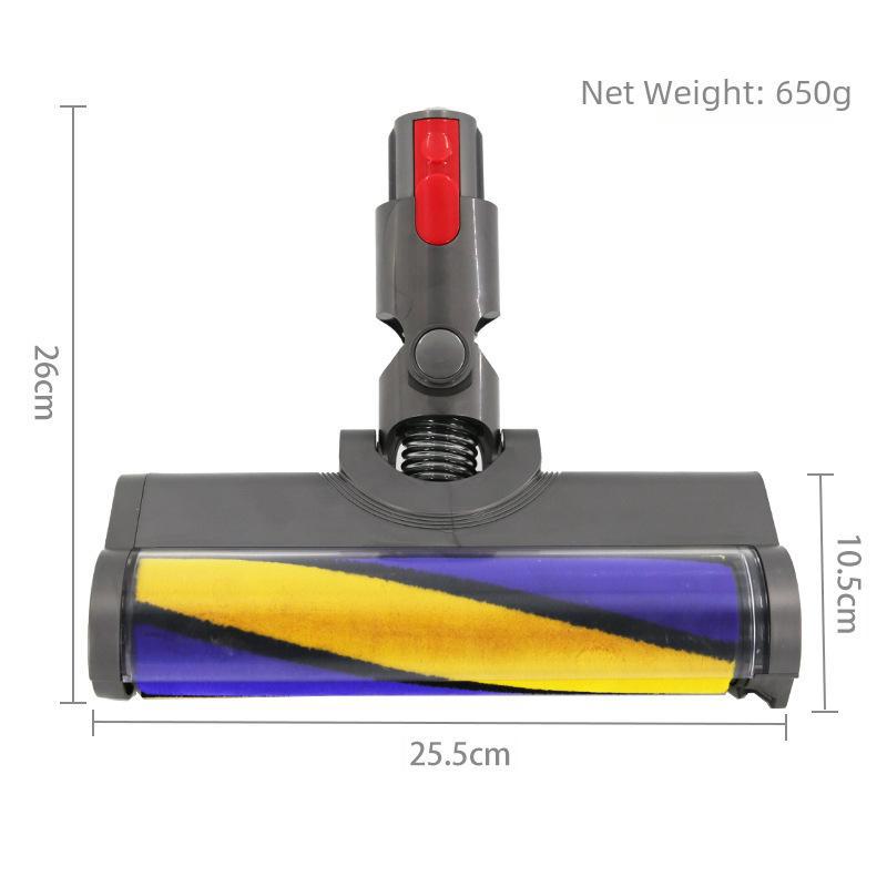 New Soft Velvet Bristle & Roller Brush Floor Accessories for Dyson V7, V8, V10, V11 Vacuum Cleaners