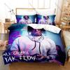NLE CHOPPA Themed Duvet Cover + 2 Pillowcases Shotta Flow Hit Song Graphic Bedding Set Home Dorm Decoration for Rap Music Lovers