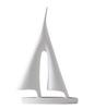 Ship Decorative Figurine White Large 28cm - Sailboat, Boat, Yacht