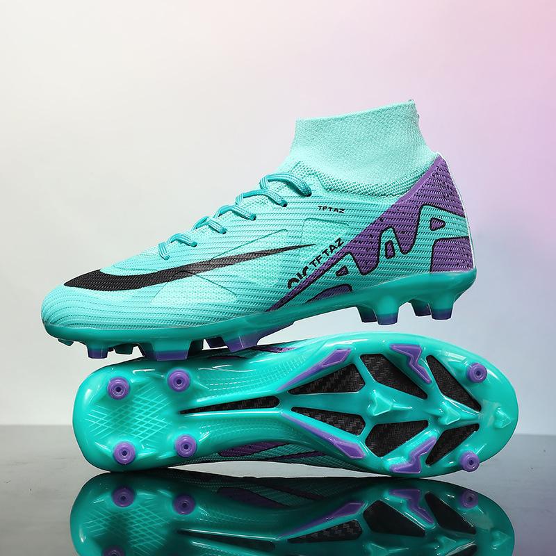 Youth football shoes students grass spikes men and women broken nails shade training shoes foo tball