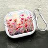 Cartoon Flower Clear Earphone Cases Cover With Hook Case For Samsung Galaxy Buds 2Pro Live 4 Pro 3Pro 4Pro 2 3 FE