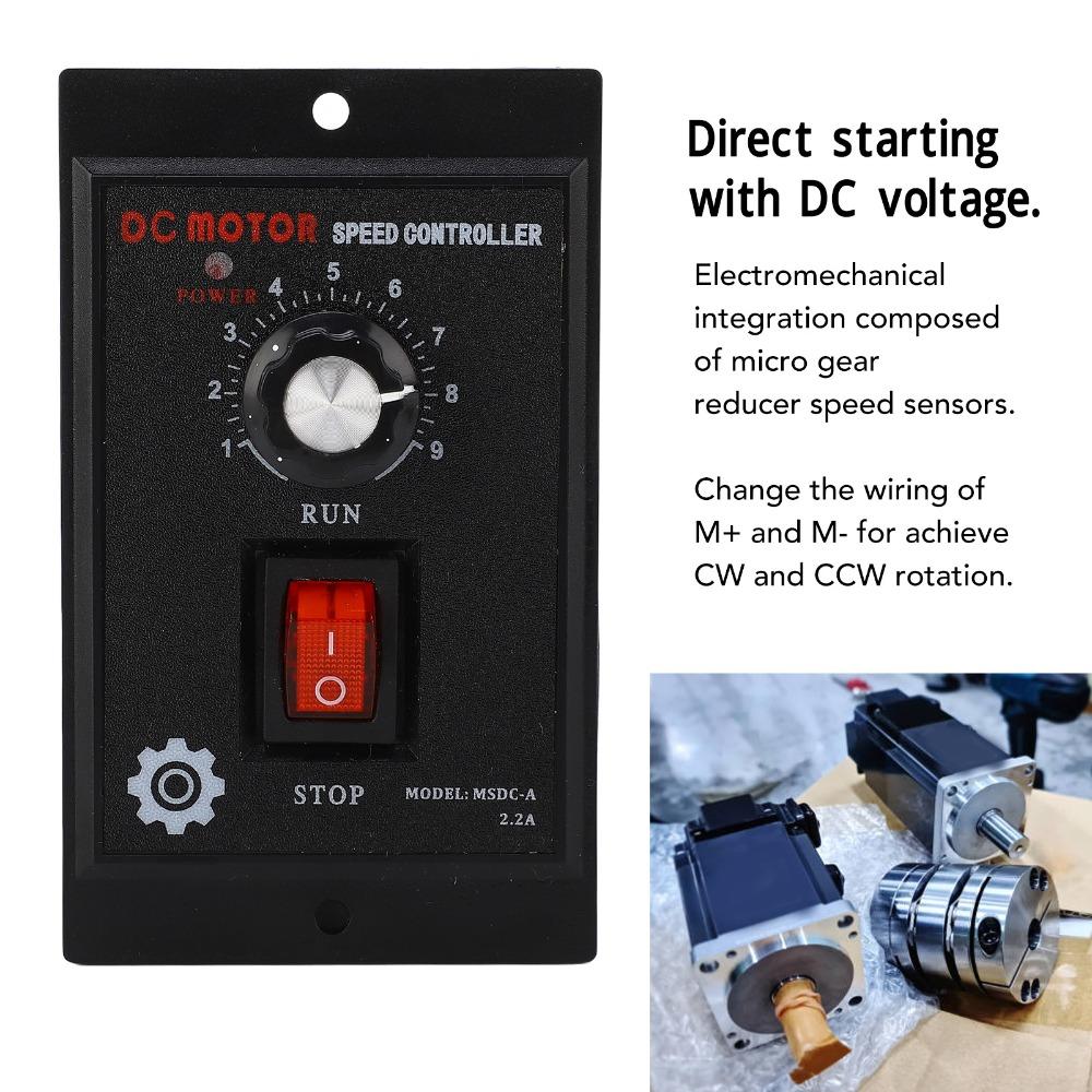 110V AC Input DC Motor Speed Controller Electric Speed Regulator For Permanent Magnet Motor