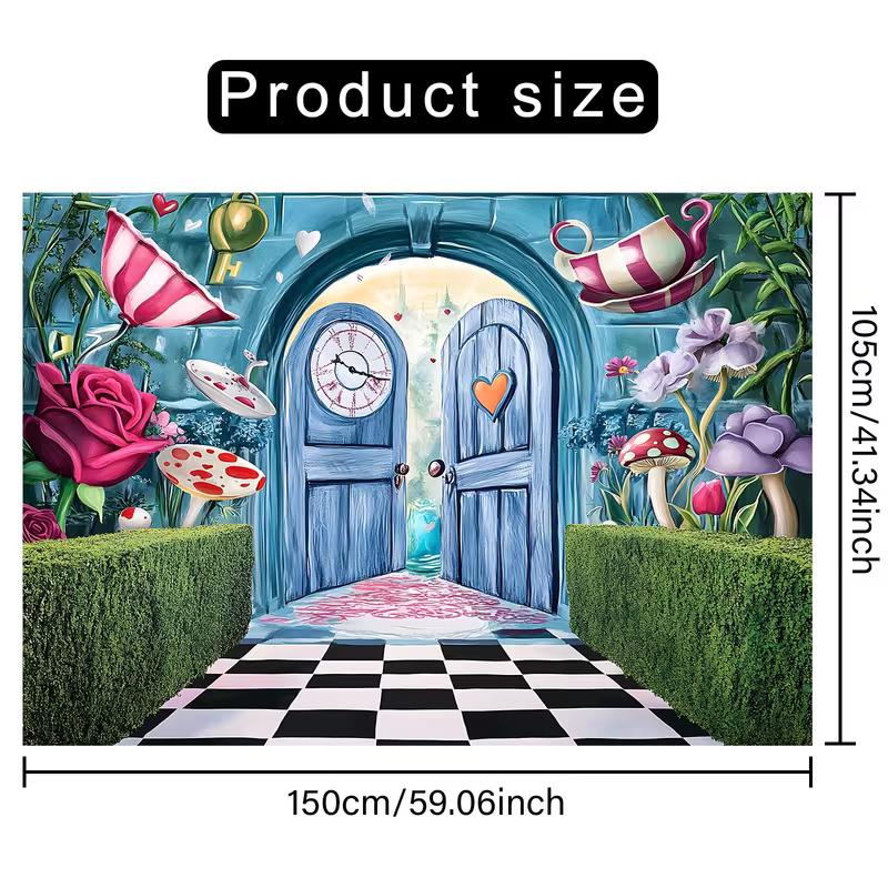 2D Enchanted Wonderland Doorway Background for Cosplay & Storytime Photos