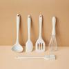 3/4/5 Pcs Silicone Baking Set Cake Cream Spatula Scraper Kitchen Household Egg Whisk Barbecue Oil Brush Gadget Kitchen Supplies