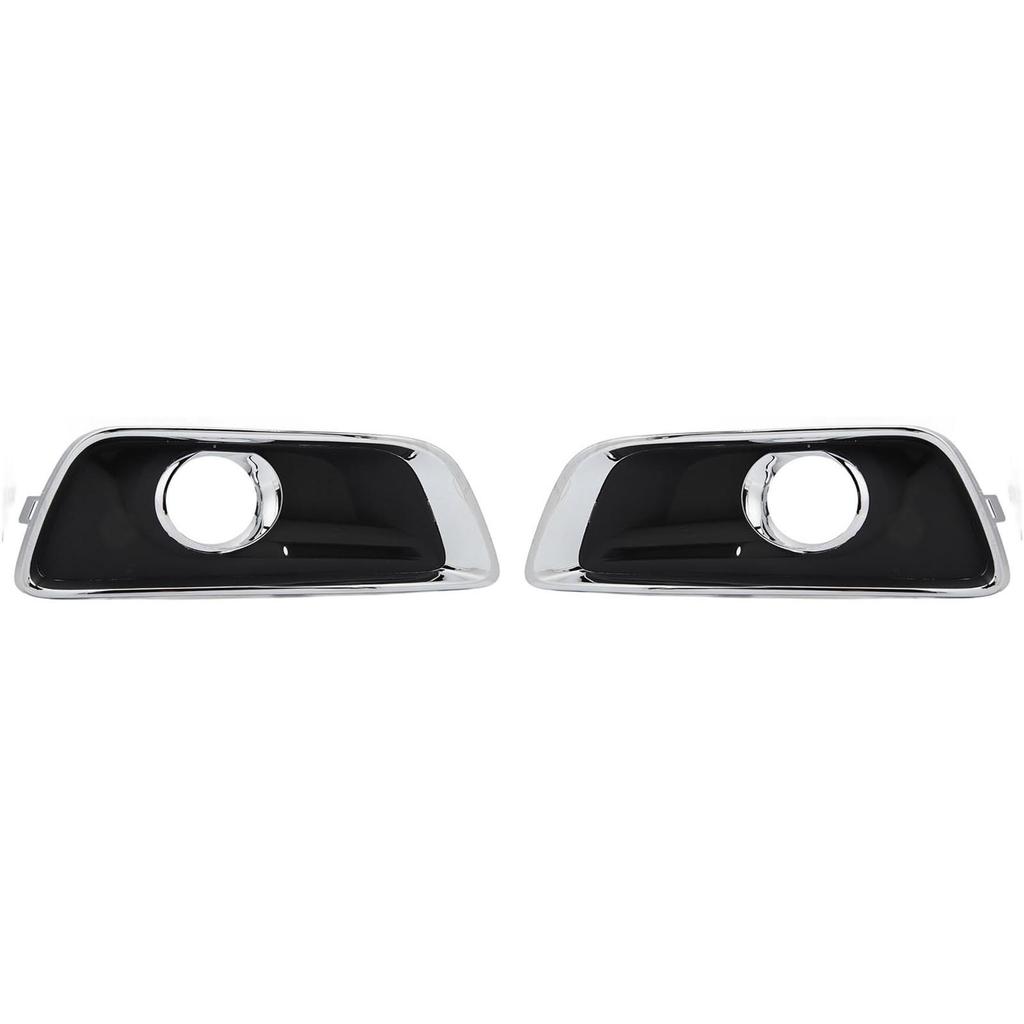 1pair Fog Light Cover Grille Bezel Left Right Fog Light Frame Replacement for Chevy Malibu 2012 To 2015