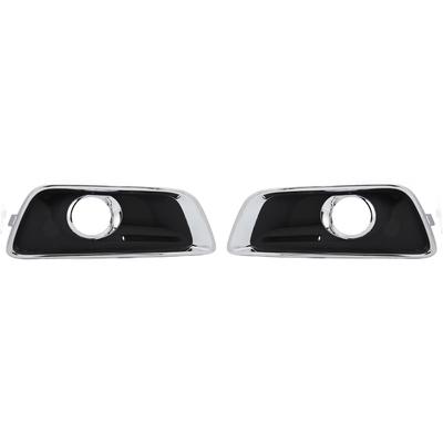 1pair Fog Light Cover Grille Bezel Left Right Fog Light Frame Replacement for Chevy Malibu 2012 To 2015