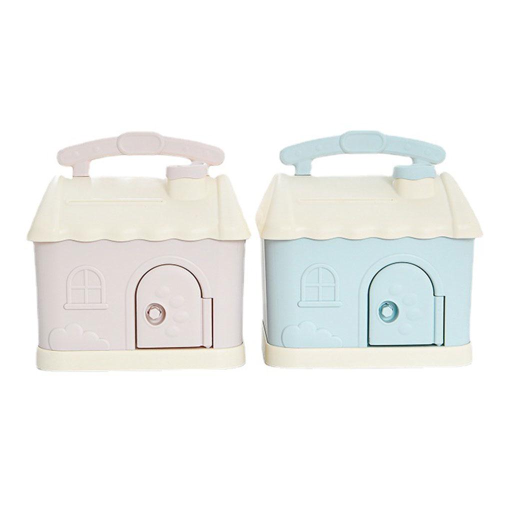 Piggy Birthday with Key Savings Lock and Slot Decor Cute Money Saving Box Coin Jar for
