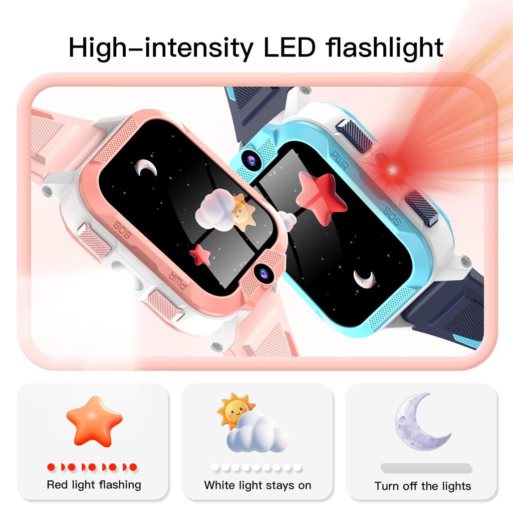 Blackview Z40 Pro Dětské chytré hodinky GPS 4G GPS tracker HD videohovor Baterie 850 mAh IP68 Vodotěsné SOS