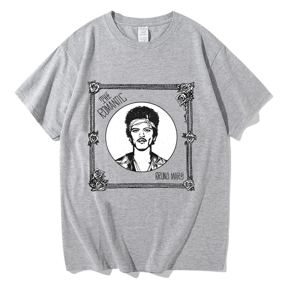 

Singer Bruno Mars New Album Pop Tshirt Mens Women Casual Short Sleeve Tshirt Mens Aesthetic Harajuku 2026 Spring summer new Top 3XL