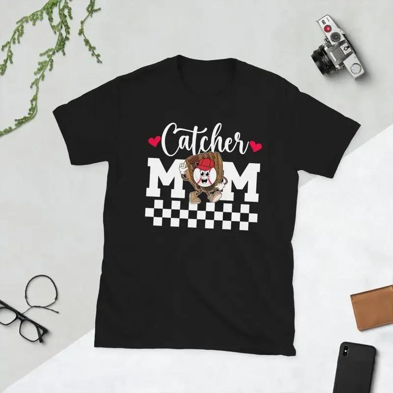 Baseball Catcher Mom Of A Mama T Shirt S