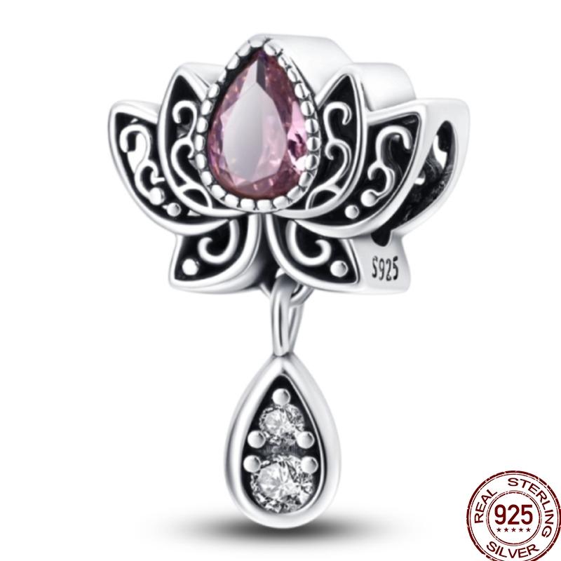 Original Copper Charm Beads Luminous Firefly Tarot Card Perfume Butterfly Bead For Women Diy Bracelet Charm Jewelry